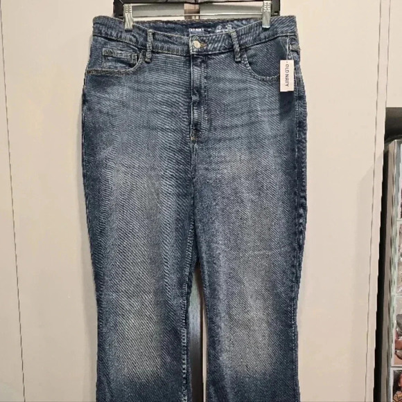 Old Navy Extra High Waisted Flare Jeans size  14 - Picture 2 of 7